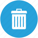 bin, delete, garbage, recycle, remove, trash icon 