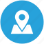 location, map, sticky icon 