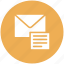 email, message, open email, opened email, read icon 
