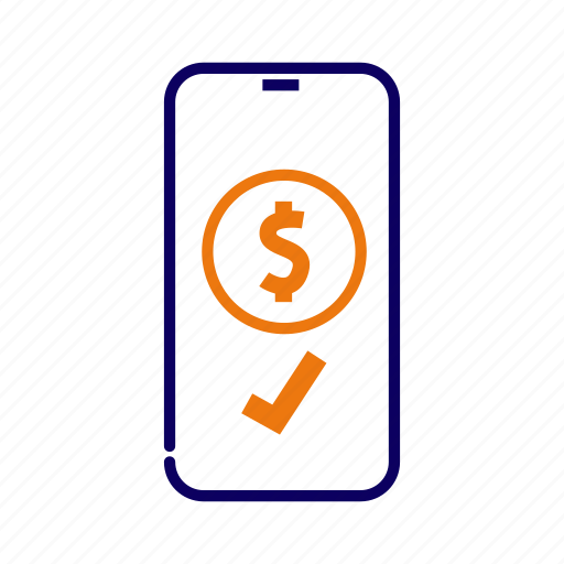 Cash, currency, dollar, finance, mobile, phone, phone pay icon - Download on Iconfinder