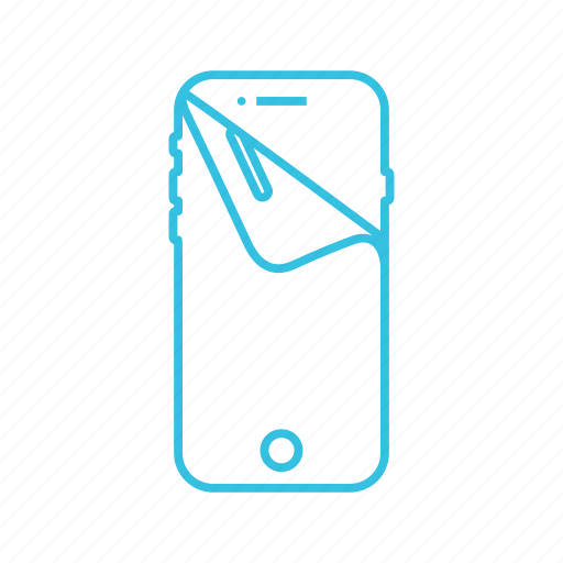 Membrane, mobile, phone, protection, foil icon - Download on Iconfinder