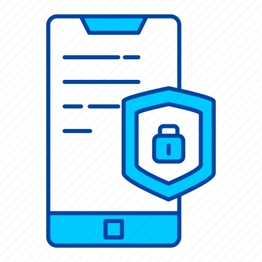 Secure, protection, security, shield, lock, mobile, smartphone icon - Download on Iconfinder