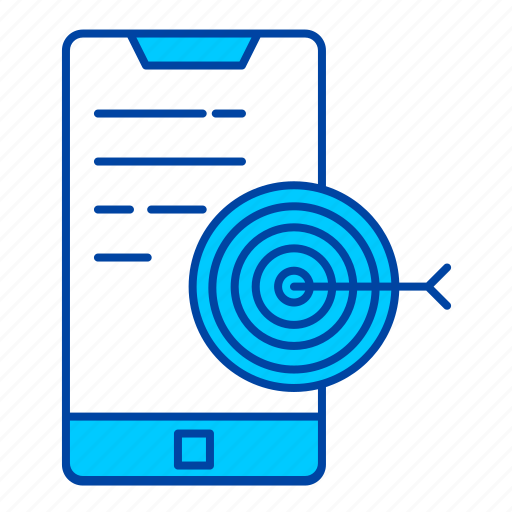 Target, goal, focus, marketing, promotion, mobile, smartphone icon - Download on Iconfinder