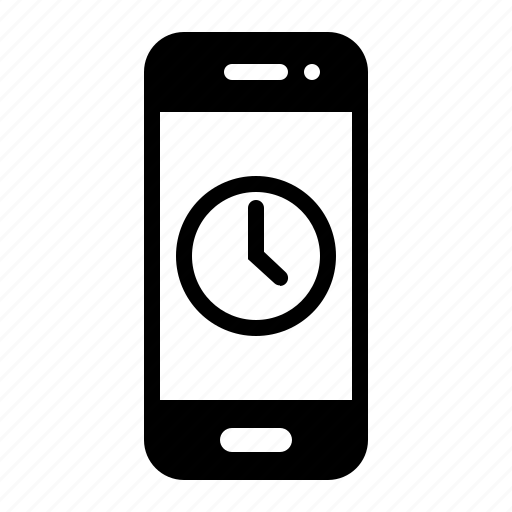 Time, clock, watch, smartpone icon - Download on Iconfinder