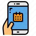 smartphone, app, date, mobile, calendar