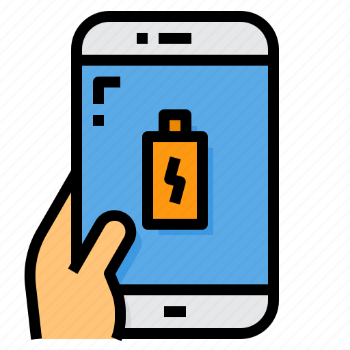 Smartphone, app, battery, power, charging icon - Download on Iconfinder
