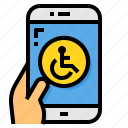 smartphone, app, disabled, mobile