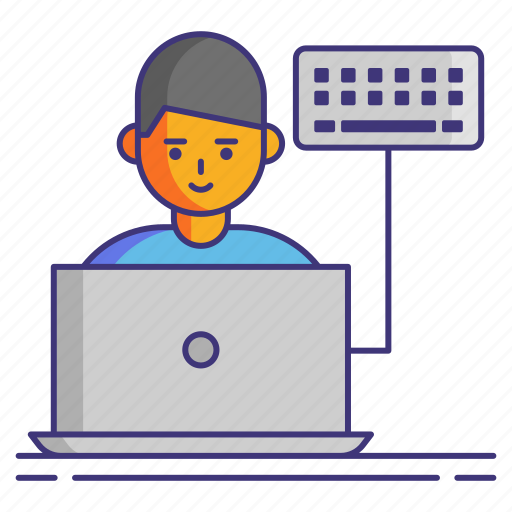 Coding, computer, keyboard, typing icon - Download on Iconfinder