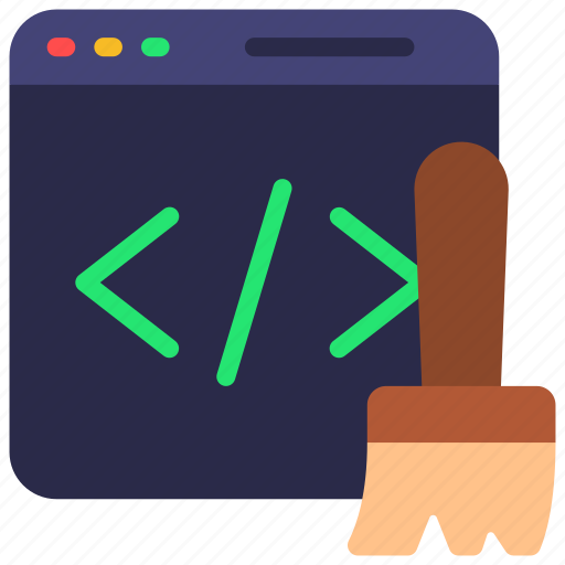 Code, clean, up, coding, programming icon - Download on Iconfinder