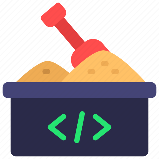 Coding, sandbox, development, programming, box icon - Download on Iconfinder
