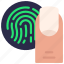 finger, print, scan, biometrics, security 