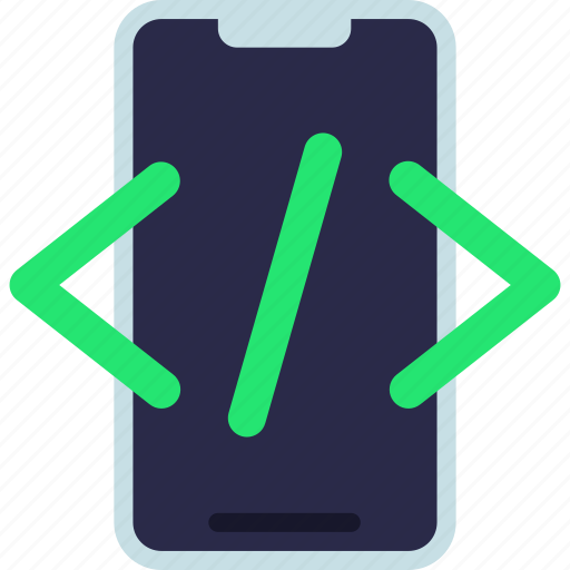 Mobile, code, phone, cell, device icon - Download on Iconfinder