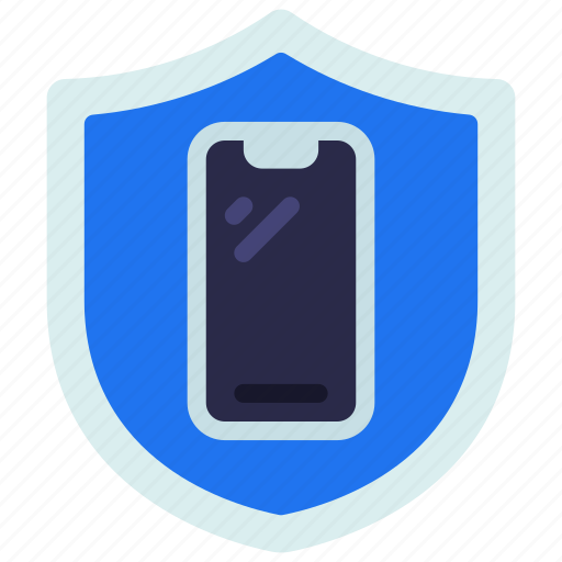 Mobile, security, secure, shield, protection icon - Download on Iconfinder