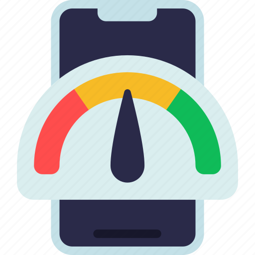 Mobile, speed, performance, meter, gauge icon - Download on Iconfinder