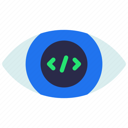 View, code, visualise, programming, eye icon - Download on Iconfinder