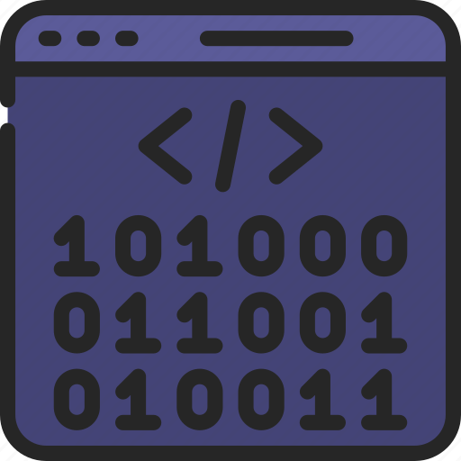 Binary, code, laptop, coding, numbers icon - Download on Iconfinder