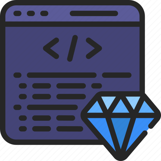 Clean, code, diamond, value, coding icon - Download on Iconfinder
