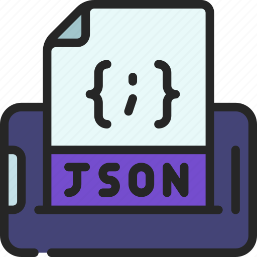 Json, file, mobile, programming, langue icon - Download on Iconfinder