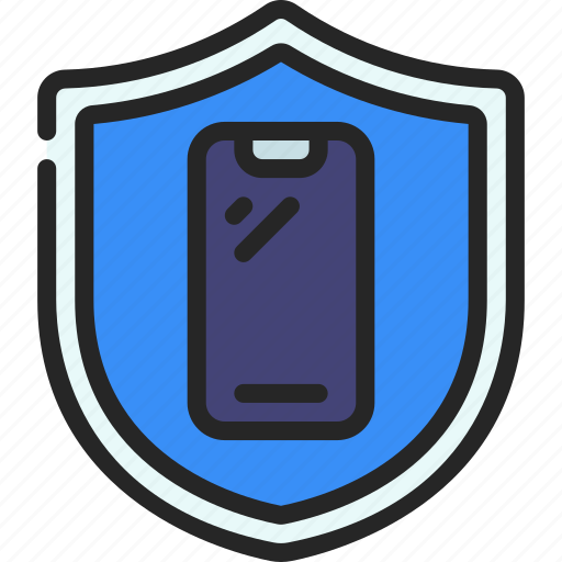 Mobile, security, secure, shield, protection icon - Download on Iconfinder