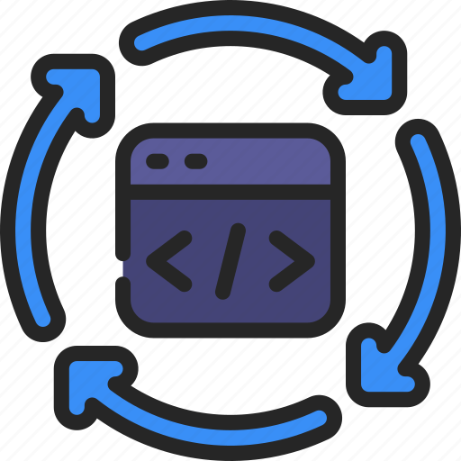 Refactoring, code, refactor, repeat, process icon - Download on Iconfinder