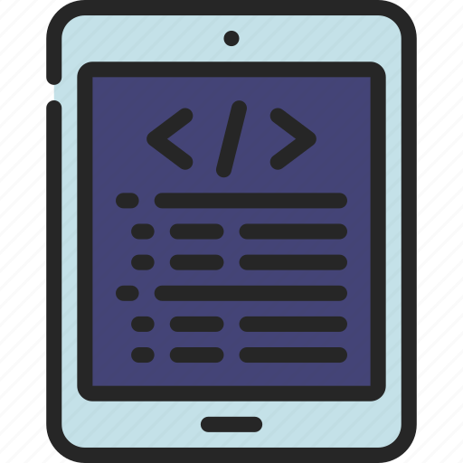 Tablet, development, device, programminglanguage icon - Download on Iconfinder