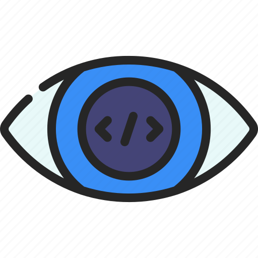 View, code, visualise, programming, eye icon - Download on Iconfinder