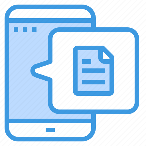 File, document, mobile, application, app icon - Download on Iconfinder
