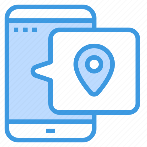 Location, pin, map, mobile, application icon - Download on Iconfinder