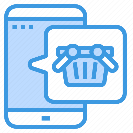 Shopping, basket, mobile, application, online icon - Download on Iconfinder
