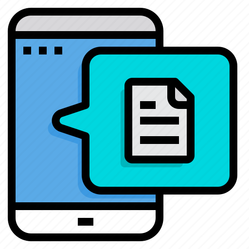 File, document, mobile, application, app icon - Download on Iconfinder