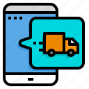 logistic, delivery, truck, mobile, application
