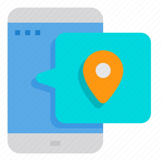 Location, pin, map, mobile, application icon - Download on Iconfinder