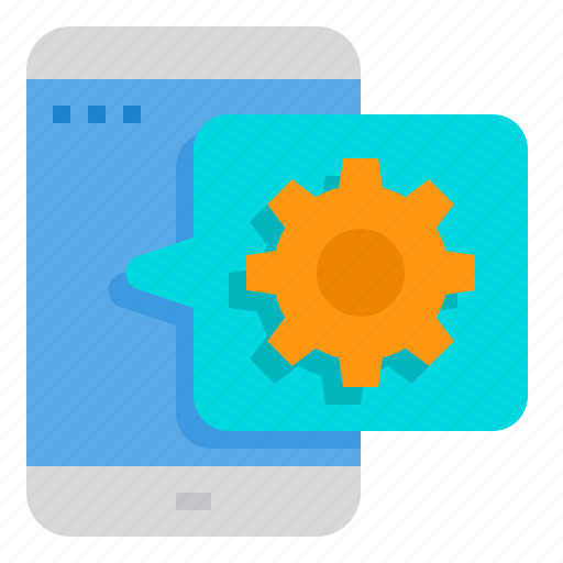 Setting, configuration, gear, mobile, application icon - Download on Iconfinder