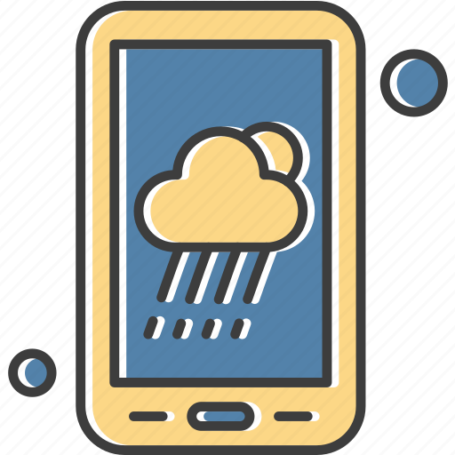 Application, cloud, cloudy, mobile, weather icon - Download on Iconfinder