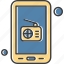 application, communication, media, mobile, radio 