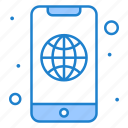 worldwide, application, globe, mobile