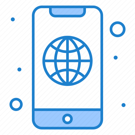 Worldwide, application, globe, mobile icon - Download on Iconfinder
