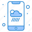 smartphone, weather, app 