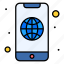 worldwide, application, globe, mobile 