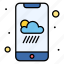 smartphone, weather, app 