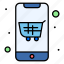 cart, plain, shopping, online 