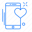 app, heart, mobile, love, phone