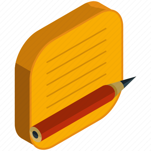 Application, apps, mobile, note, notepad, pencil icon - Download on Iconfinder