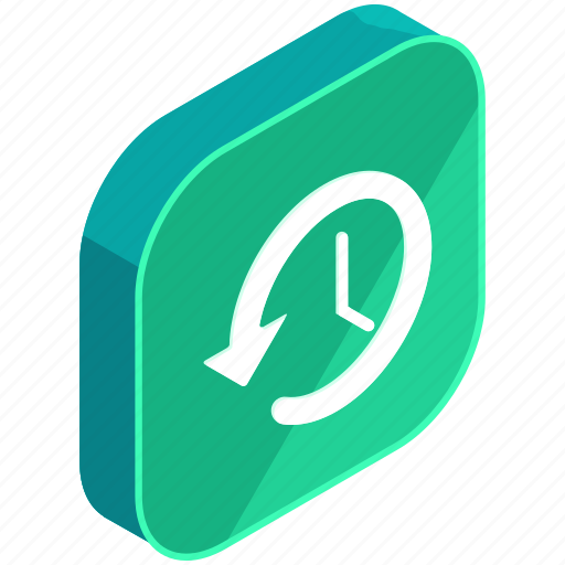 Application, apps, arrow, clock, full, mobile, time icon - Download on Iconfinder