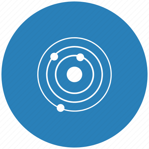 Blue, model, orbit, round, space icon - Download on Iconfinder