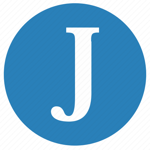J, keyboard, latin, letter, round, uppercase icon - Download on Iconfinder