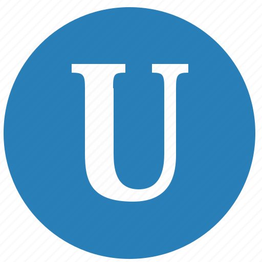 Keyboard, latin, letter, round, u, uppercase icon - Download on Iconfinder