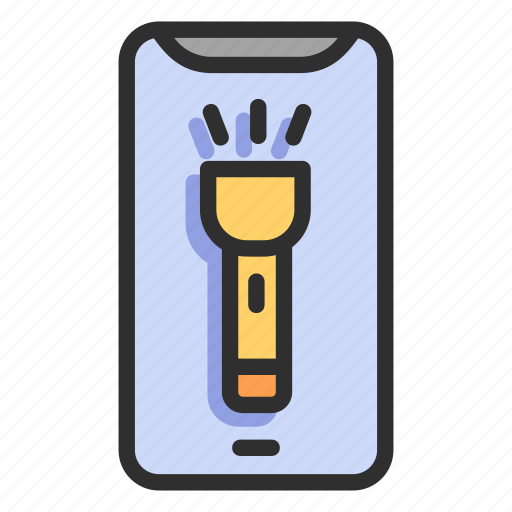 Flashlight, light, lamp, flash, bright, spotlight icon - Download on Iconfinder