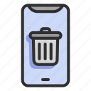 delete, clean, trash, recycle, bin, remove, erase