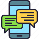 app, communication, conversation, message, mobile, text, texting